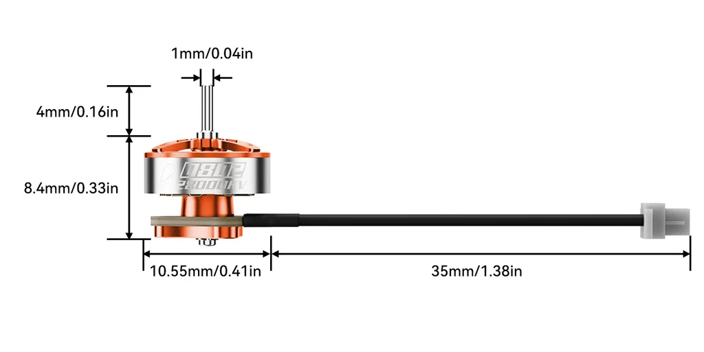 Silnik BetaFPV 0802 II 28000KV Champion