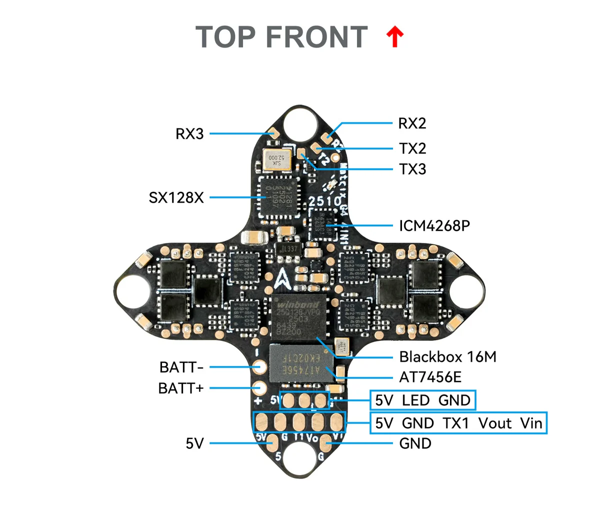 BetaFPV Matrix 1S Brushless 4IN1