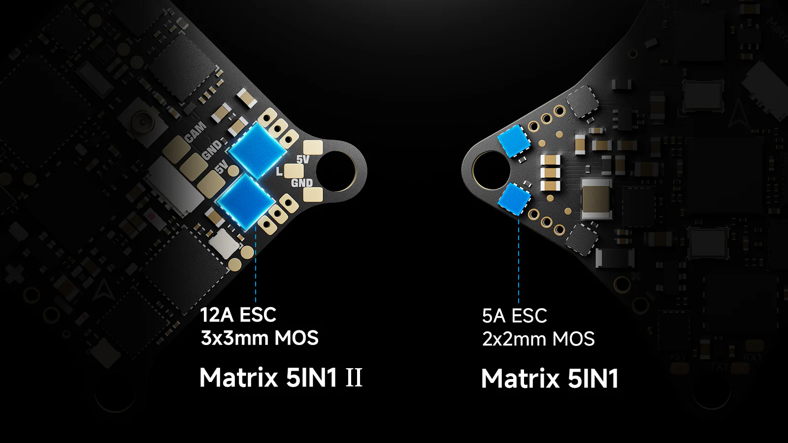 Kontroler lotu BetaFPV Matrix 1S Brushless FC G4 5w1 V2 bez lutowania