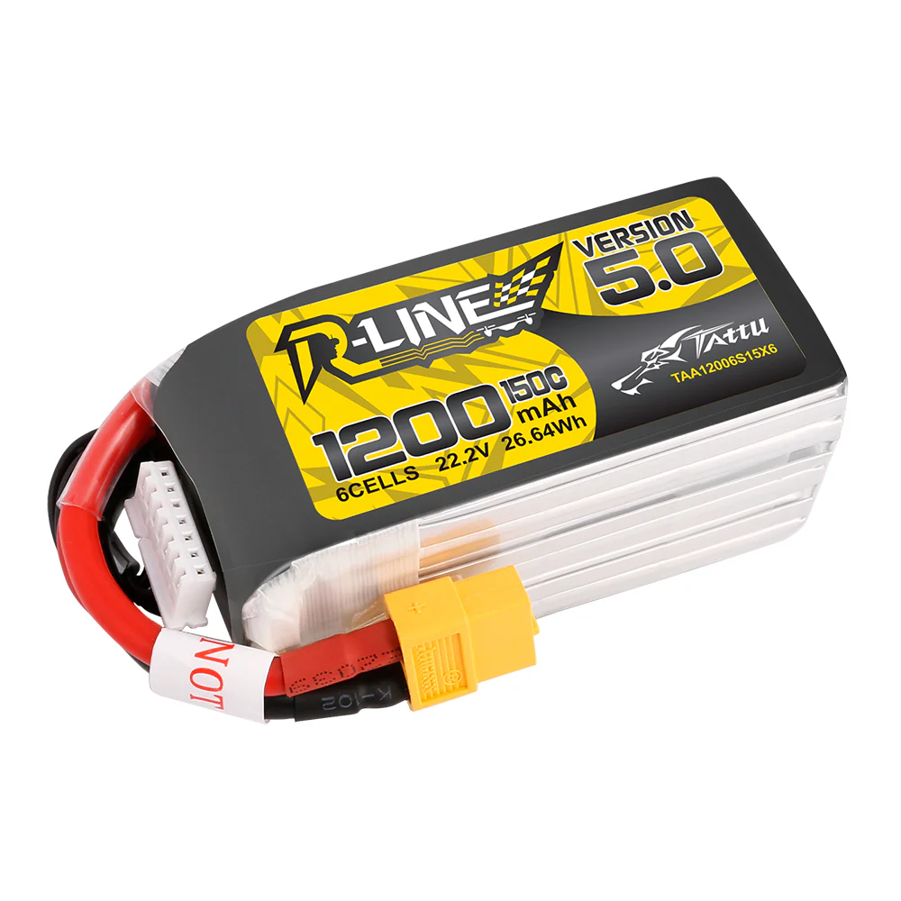 Akumulator Tattu R-Line Version 5.0 1200mAh 22,2V 150C 6S1P XT60