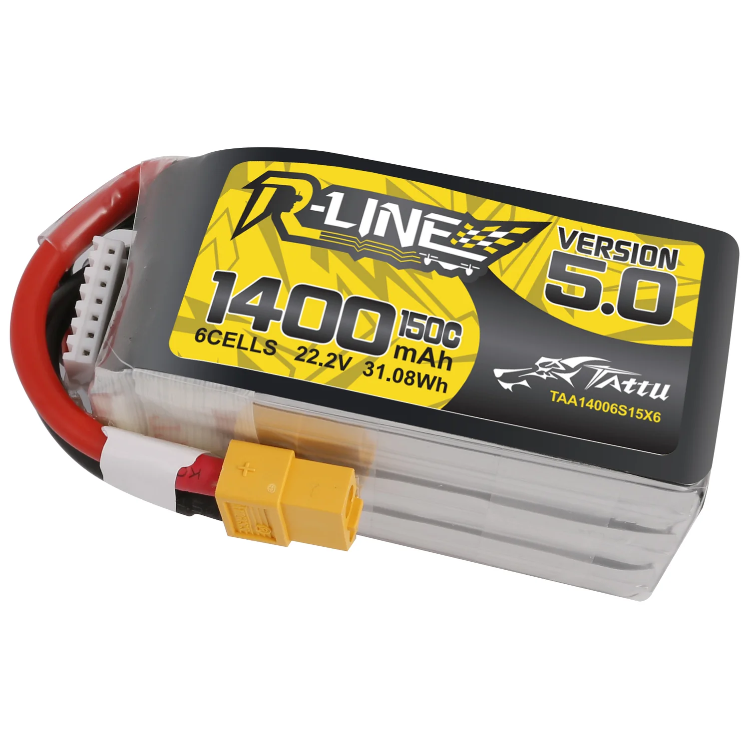 Akumulator Tattu R-Line Version 5.0 1200mAh 22,2V 150C 6S1P XT60