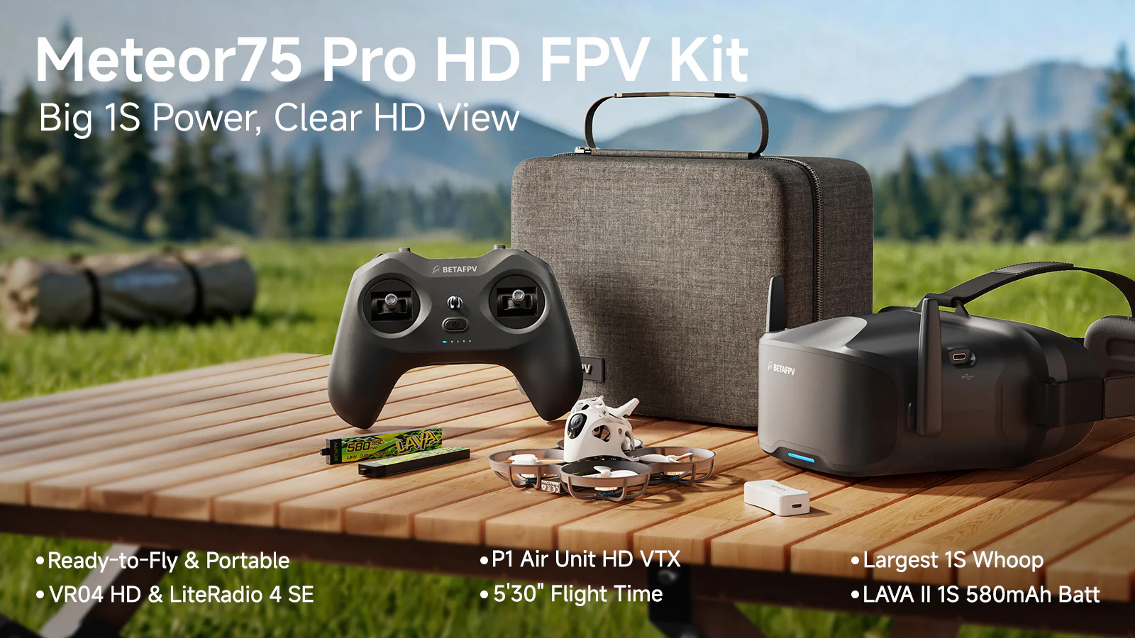 Dron BetaFPV Meteor75 Pro HD FPV Kit - Zestaw