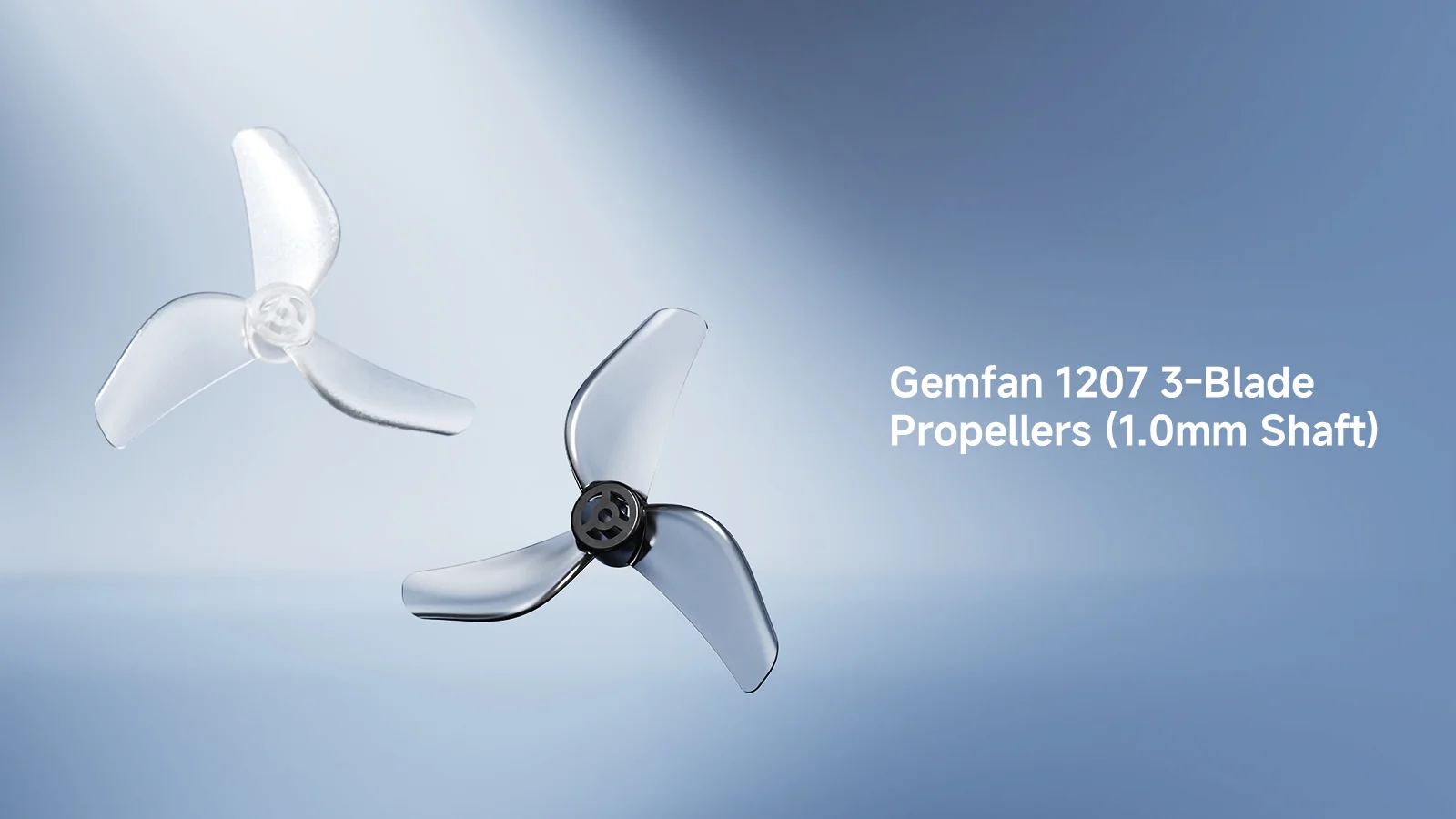 Śmigła Gemfan 1207 3-łopatkowe 1 mm do Air65 II
